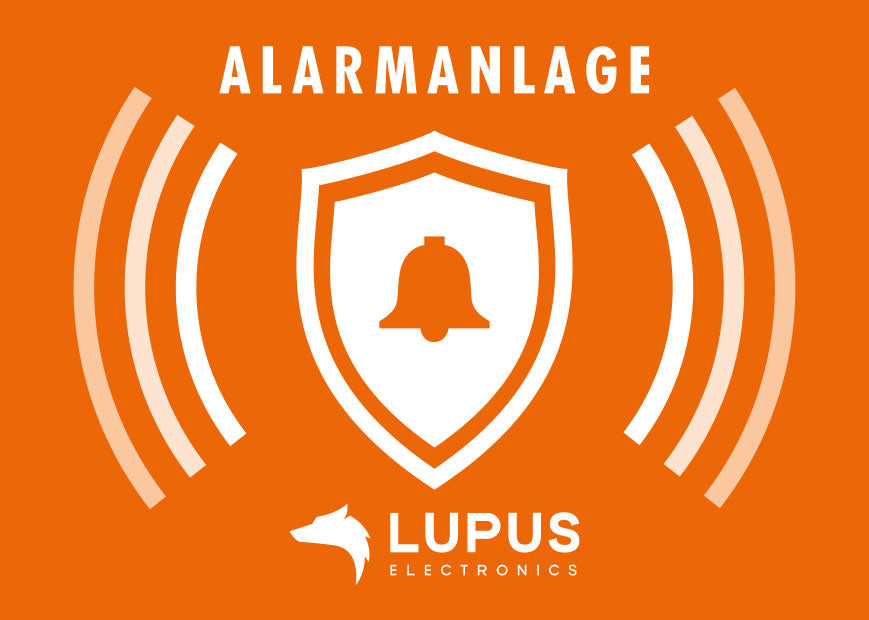 Aufkleber Alarmanlage