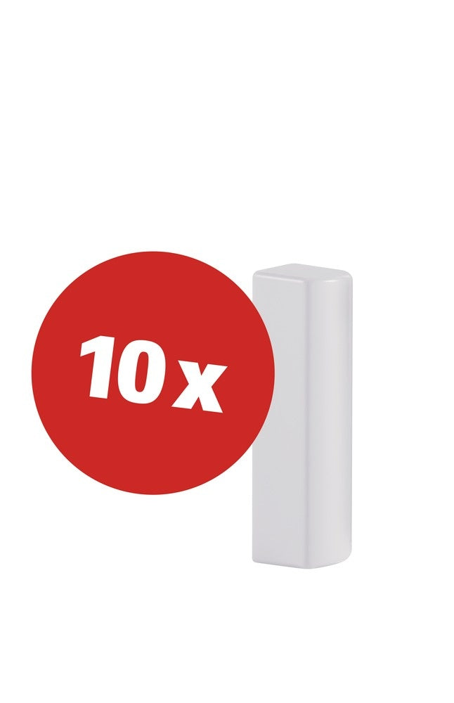 Gehäuse und Bodenplatte Magnet weiß (10Stück) - FU8314W