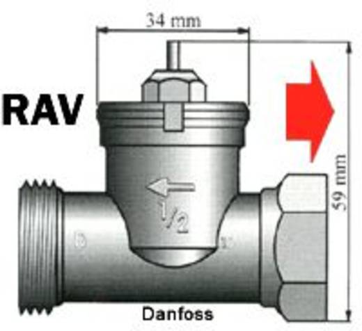 LUPUSEC - Heizkörperadapter für Danfoss RAV-Ventile