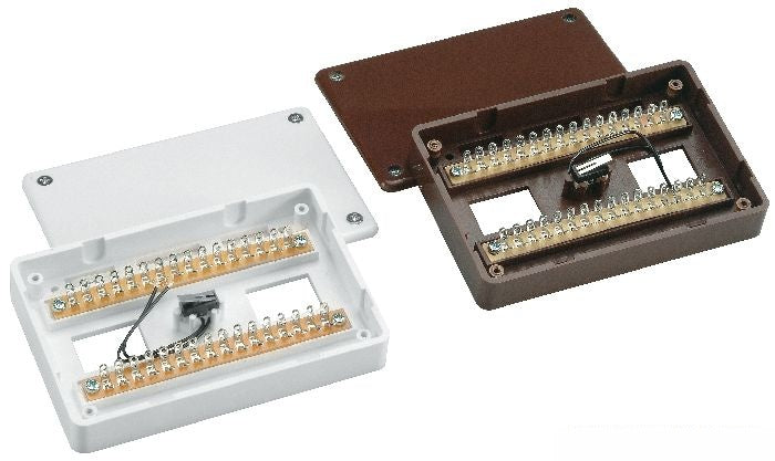 Aufputz-Lötverteiler 32-polig VdS C (weiß) - VT4100W